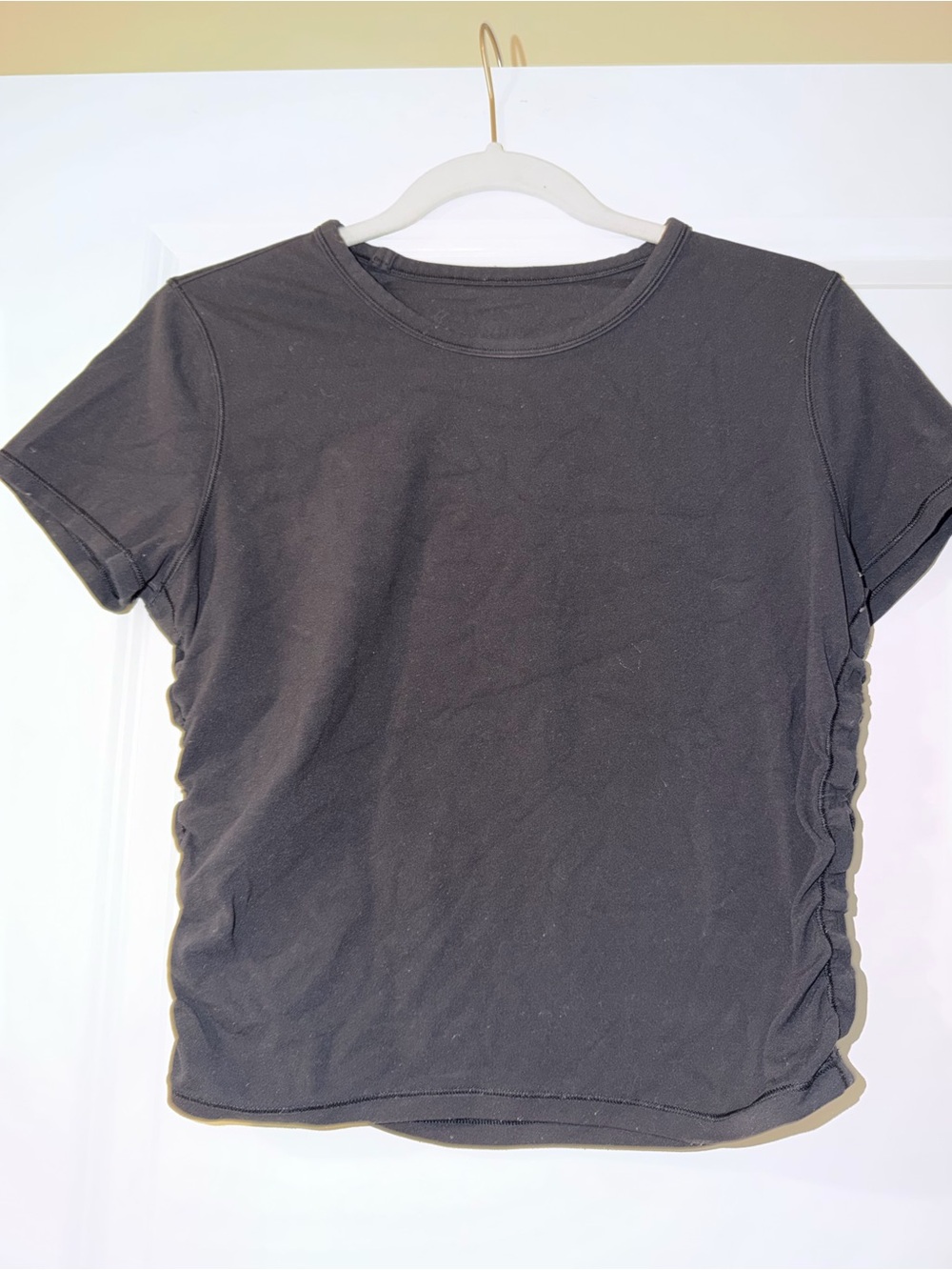 lululemon athletica Black Short-Sleeve Tee